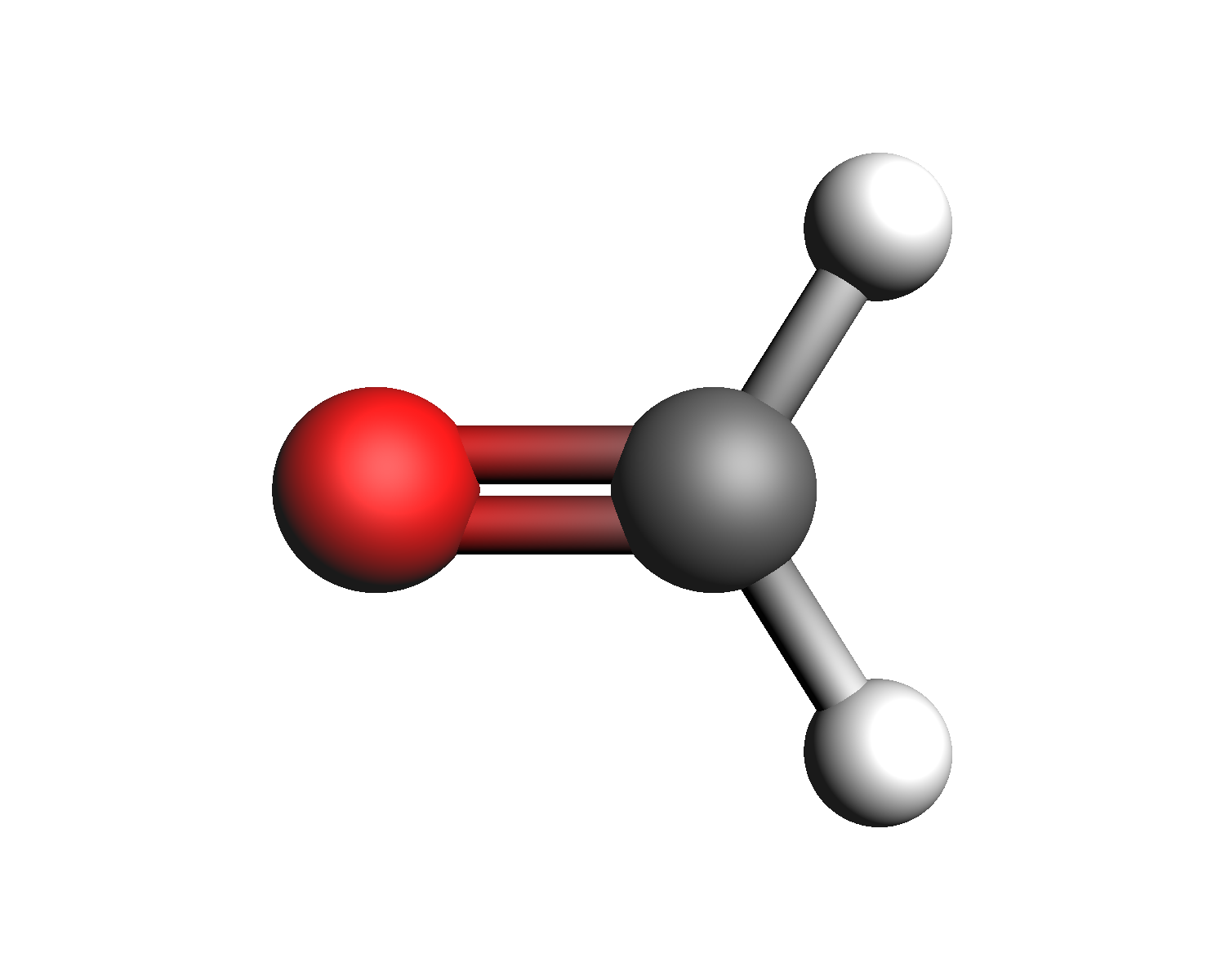 Optimized formaldehyde structure