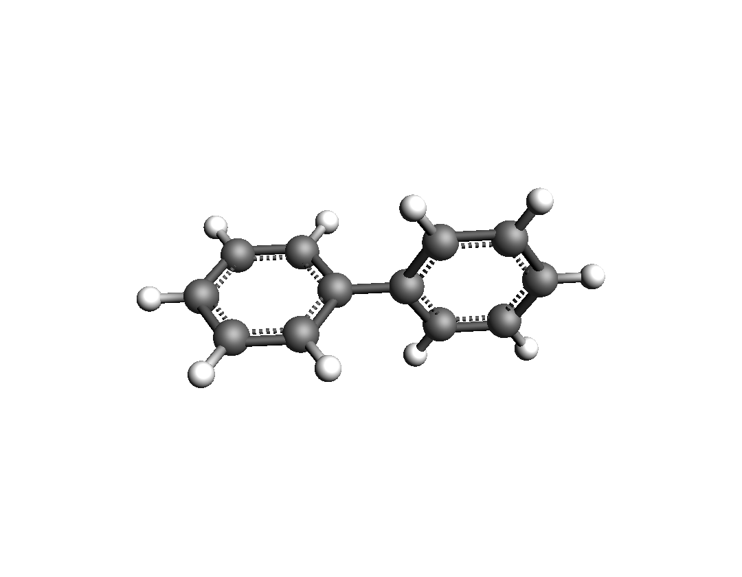 Perpendicular biphenyl