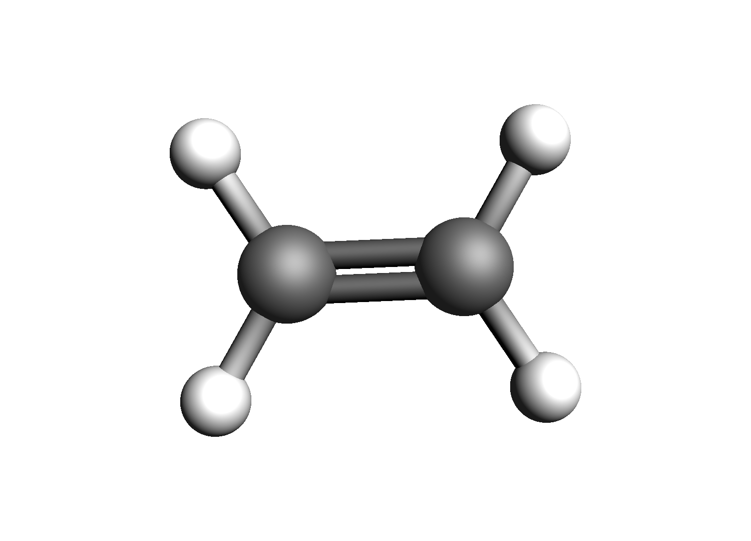 Optimized ethylene geometry