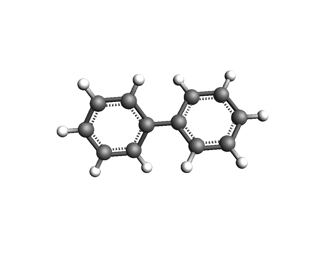 Minimum-energy biphenyl
