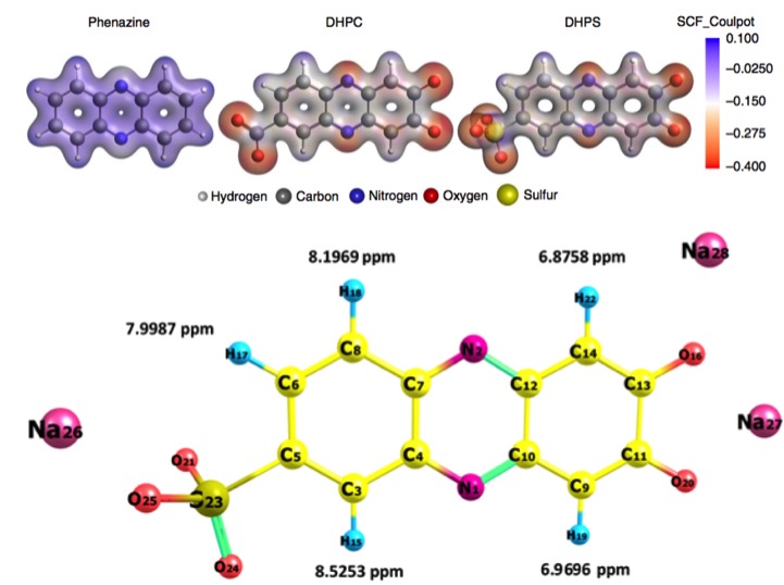 electrolyte electrostatic potential & NMR shifts
