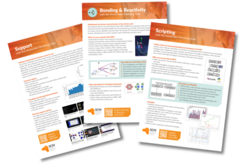 Support scripting bonding analyses flyers