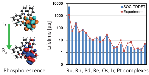 OLED phosphorescence SOC-TDDFT