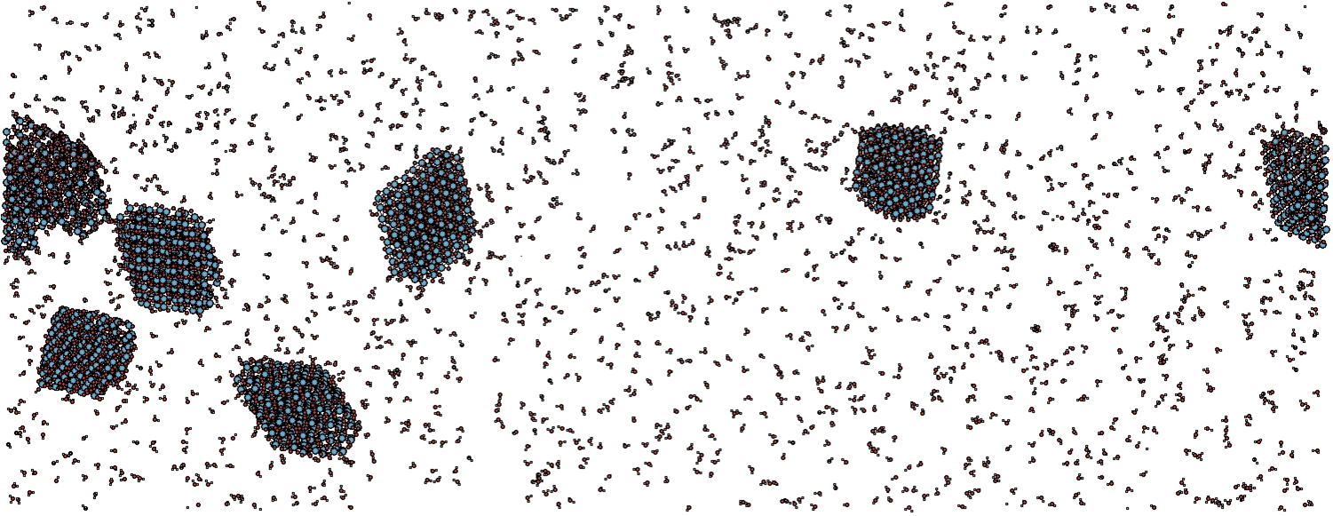 TiO2 nanocrystal growth in water