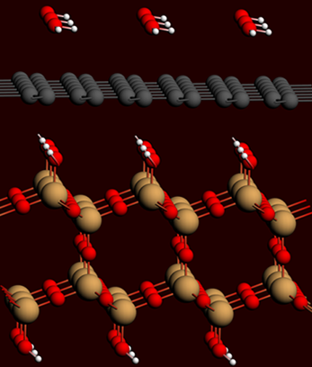 Water on free graphene