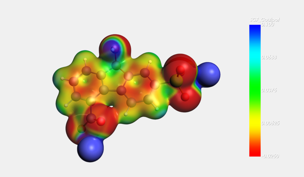 electrontatic potential fluorenol derivative